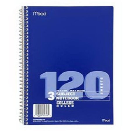 MEAD Mead 05748 8 x 0.5 in. White Paper Spiral Notebook - 120 Count 509000